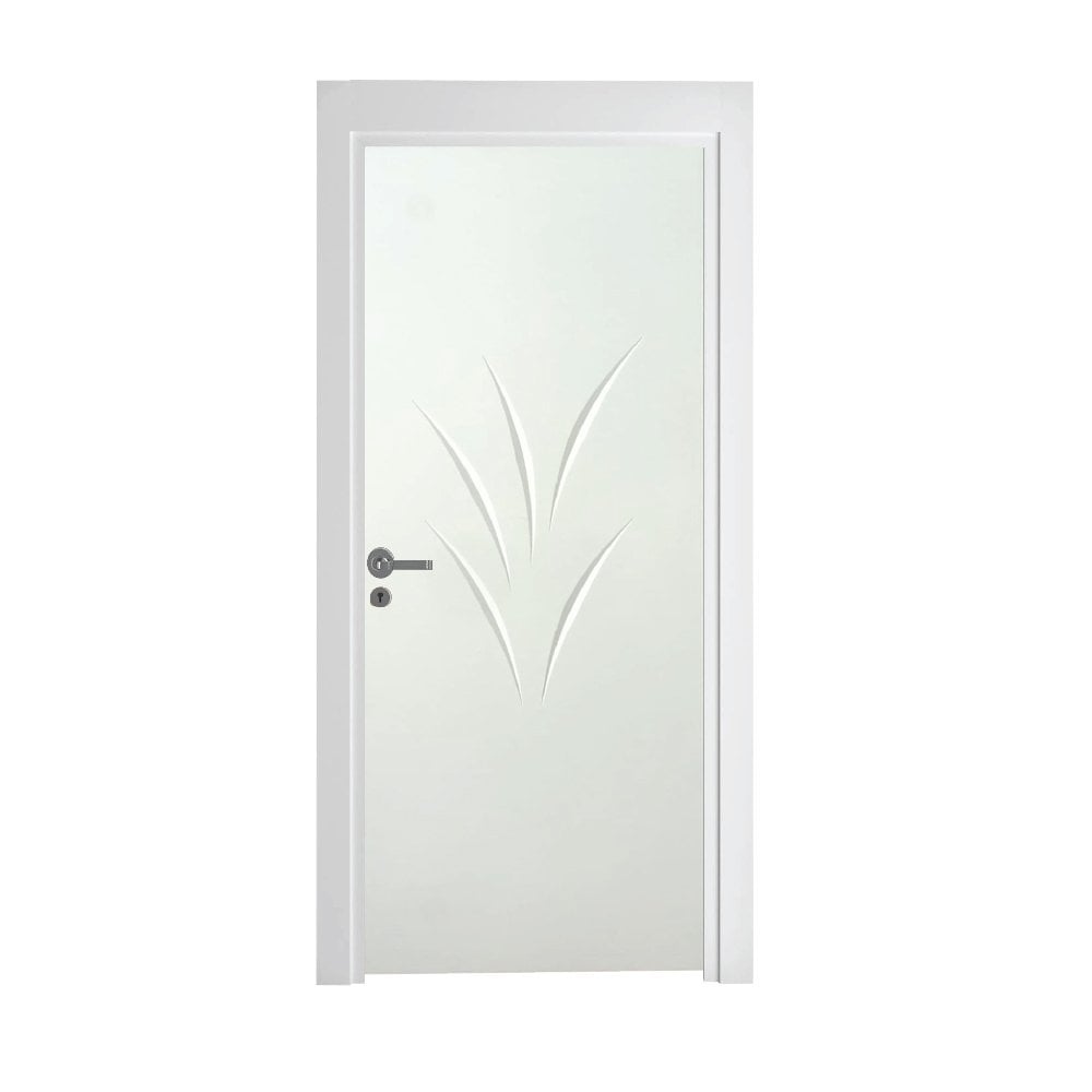 PVC kaplı WC Kapısı Beyaz Lale 